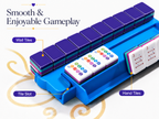 Velora Zodiac mahjong tiles on racks with pushers for smooth gameplay