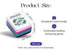 Velora Zodiac Joker tile size: 1.26 x 0.95 x 0.6 inches (32 x 24 x 15 mm)